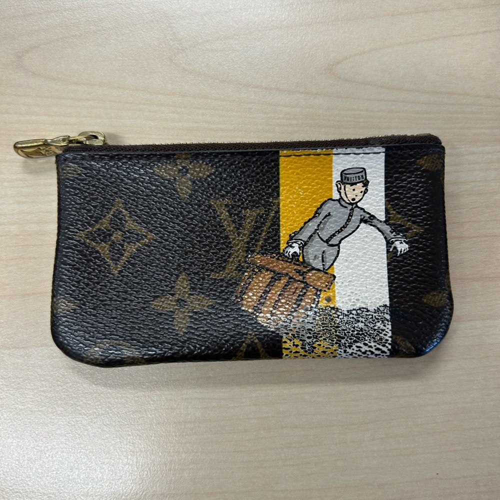 Louis Vuitton Monogram Pouch with Graphic Design